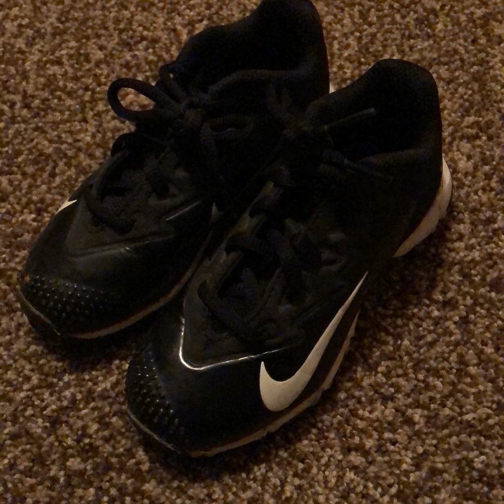 Little boys baseball cleats